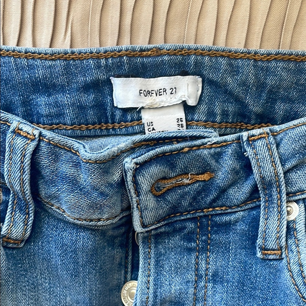 Forever 21 Blue Medium Wash Jeans